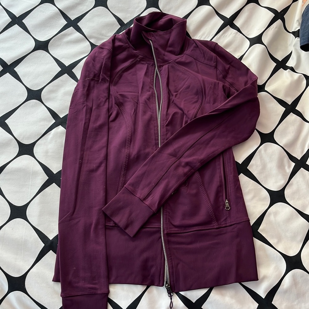 Purple Lululemon Running Zip Up